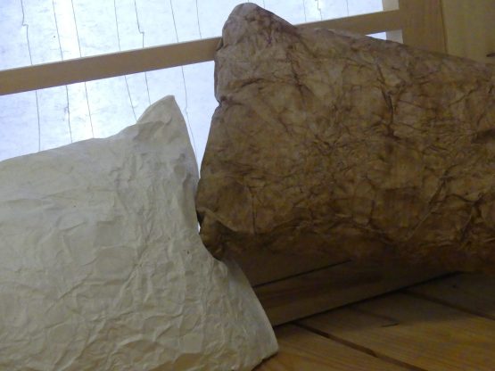 Coussin en papier Japonais